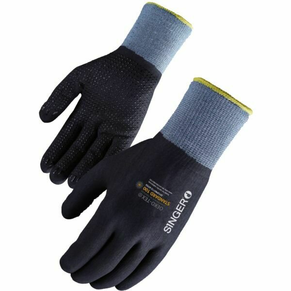 SACHET DE 10 PAIRES DE GANTS NYLON ENDUCTION TOTALE