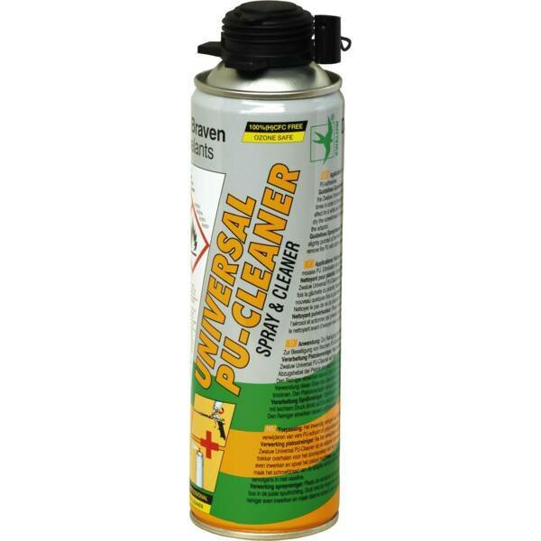 NETTOYANT MOUSSE POLYURÉTHANE PU CLEANER - AÉROSOL 500 ML