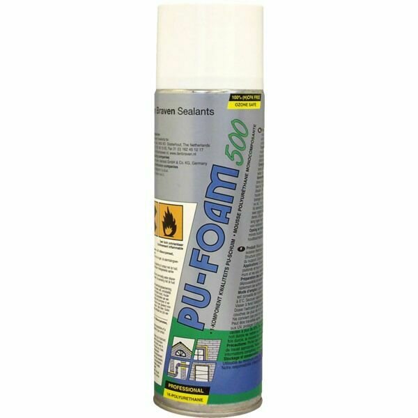 MOUSSE POLYURÉTHANE FOAM - AÉROSOL MANUEL 750 ML