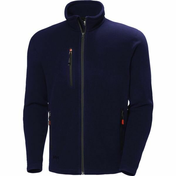 VESTE POLAIRE OXFORD - BLEU MARINE
