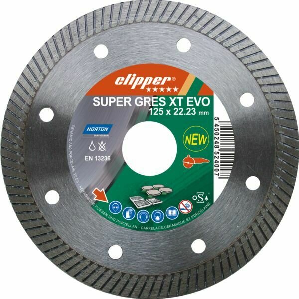 DISQUE DIAMANT SUPER GRÈS XT EVO DIAM.125MM