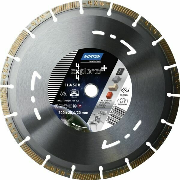 DISQUE DIAMANT PRO 4X4 EXPLORER DIAM.125MM