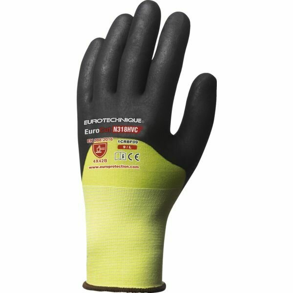 SACHET DE 5 PAIRES DE GANTS 3/4 ENDUIT NITRILE MOUSSE