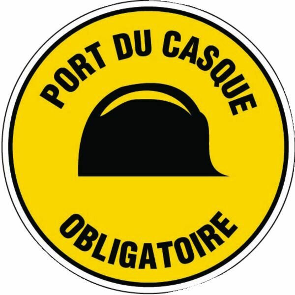 DISQUE PORT CASQUE OBLIGATOIRE