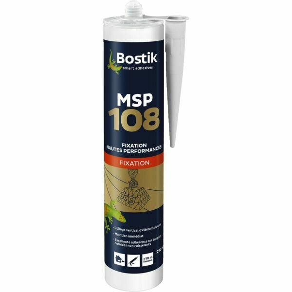12 CARTOUCHES DE MASTIC COLLE POLYMÈRE MSP 108 - 290 ML