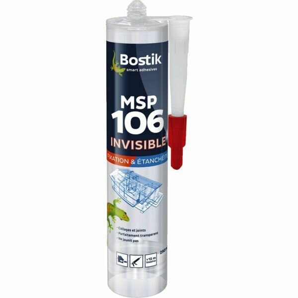 12 CARTOUCHES DE MASTIC COLLE POLYMÈRE MSP 106 - 290 ML