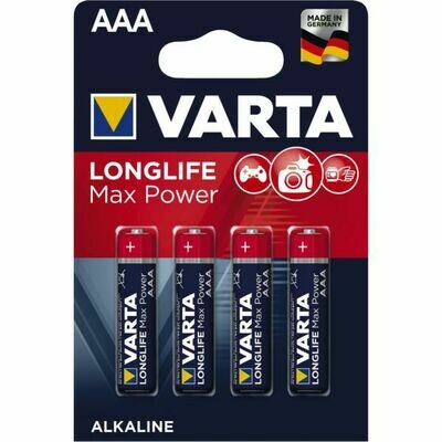 PILE ALCALINE LONGLIFE MAX POWER AAA / LR03 X4