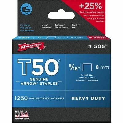 AGRAFES T50 - BOÎTE DE 1250 PIÈCES