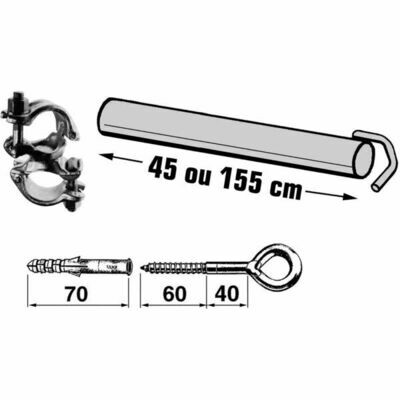 LOT DE 5 AMARRAGES