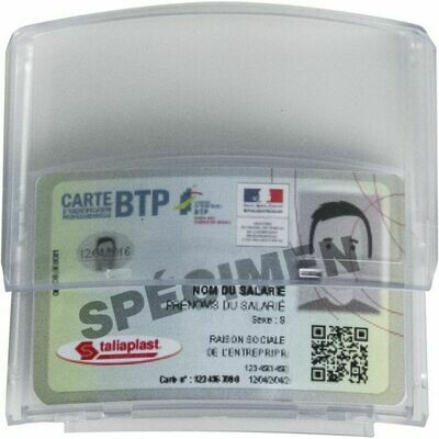 PORTE BADGE ADHÉSIF POUR CASQUE OCÉANIC II