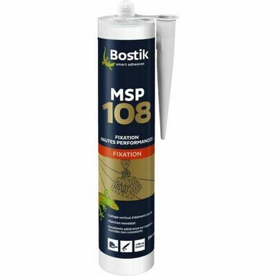 12 CARTOUCHES DE MASTIC COLLE POLYMÈRE MSP 108 - 290 ML