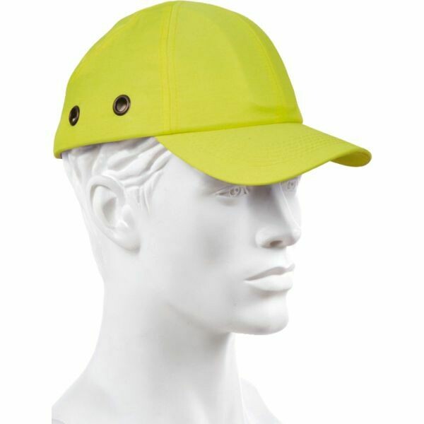 CASQUETTE ANTIHEURT JAUNE FLUO