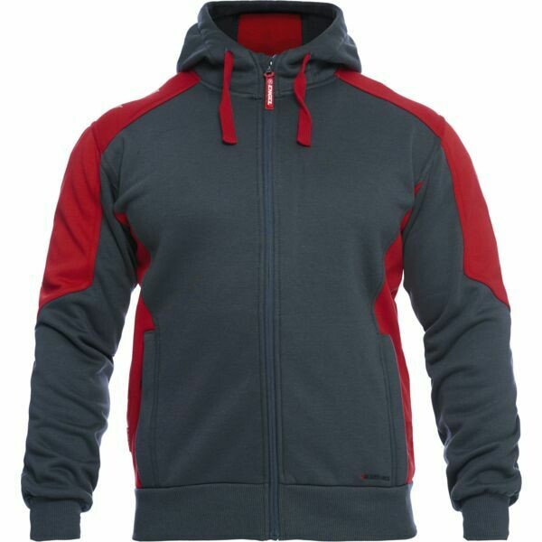 SWEAT CARDIGAN GALAXY - GRIS / ROUGE