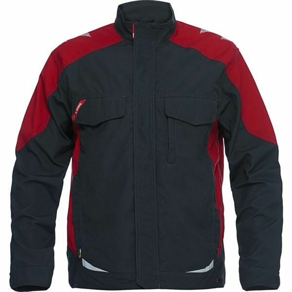 BLOUSON DE TRAVAIL GALAXY - GRIS / ROUGE