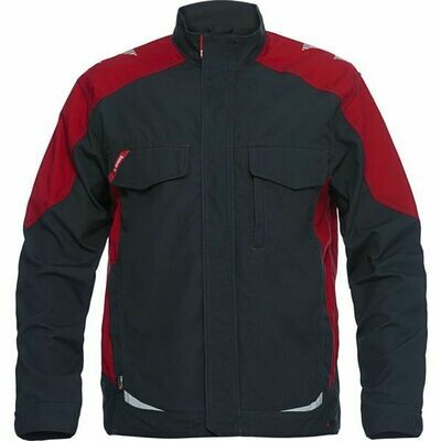 BLOUSON DE TRAVAIL GALAXY - GRIS / ROUGE