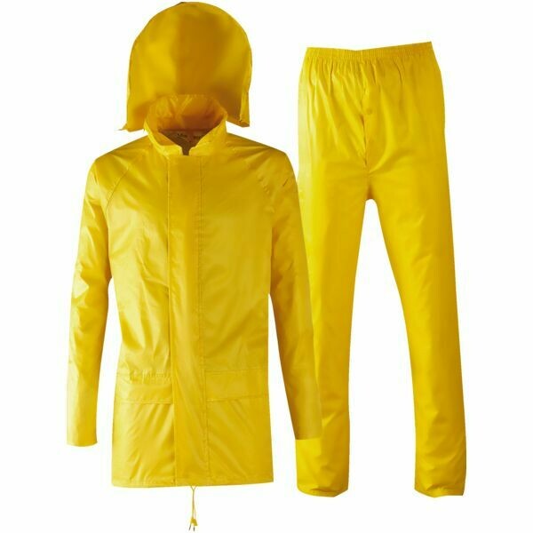 ENSEMBLE DE PLUIE POLYESTER/PVC - JAUNE