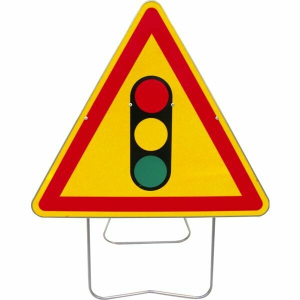 PANNEAU DE SIGNALISATION AK 100MM - FEUX TRICOLORES