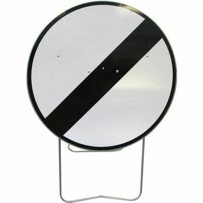 PANNEAU DE SIGNALISATION BK 650MM - FIN D&#39;INTERDICTION