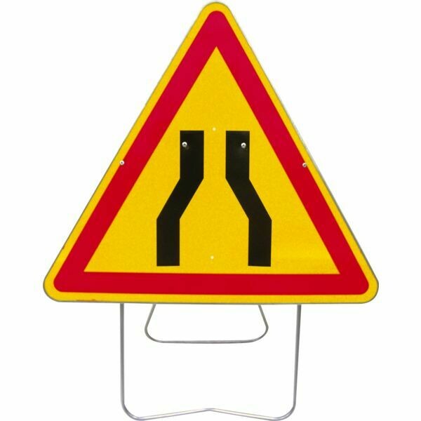 PANNEAU DE SIGNALISATION AK 100MM - CHAUSSÉE RÉTRÉCIE