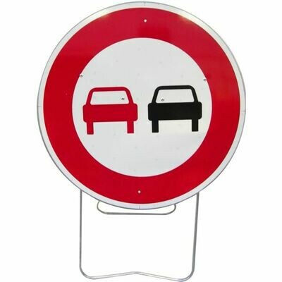 PANNEAU DE SIGNALISATION BK 850MM - DÉPASSEMENT INTERDIT