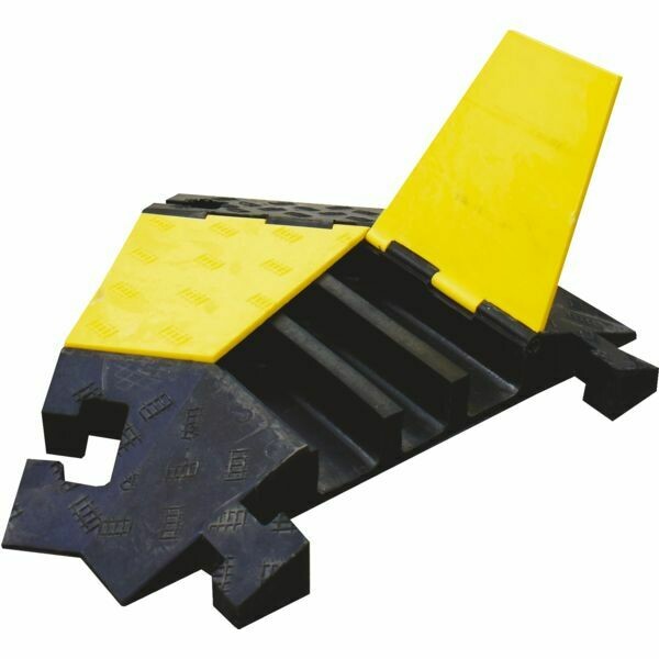 ANGLE POUR PASSE-CÂBLES À 3 CANAUX 200X500X45MM