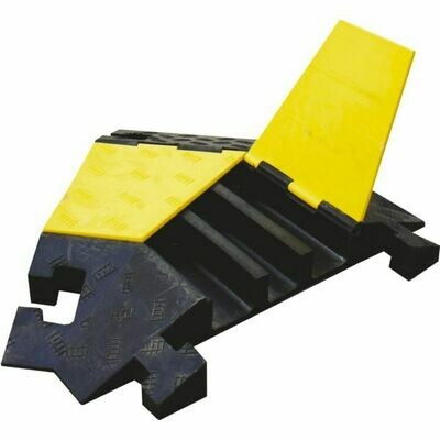 ANGLE POUR PASSE-CÂBLES À 3 CANAUX 200X500X45MM