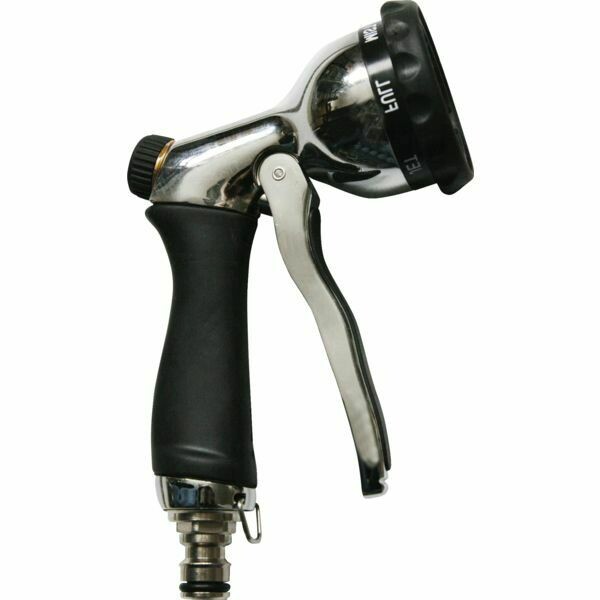 PISTOLET MÉTAL BROSSÉ POMME 7 JETS
