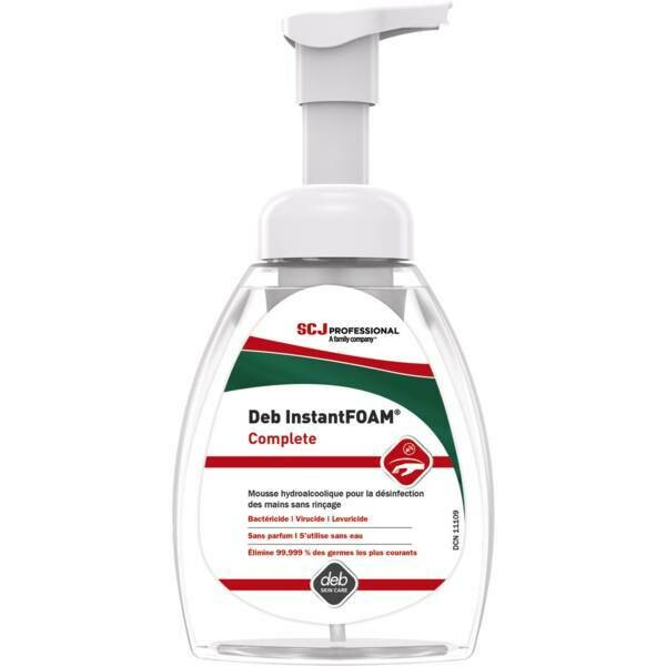 MOUSSE DÉSINFECTANTE HYDROALCOOLIQUE INSTANTFOAM - FLACON POMPE 250ML