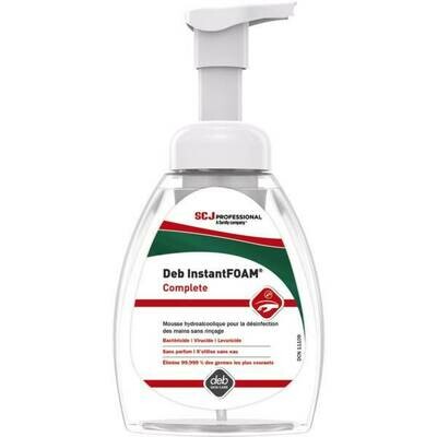 MOUSSE DÉSINFECTANTE HYDROALCOOLIQUE INSTANTFOAM - FLACON POMPE 250ML
