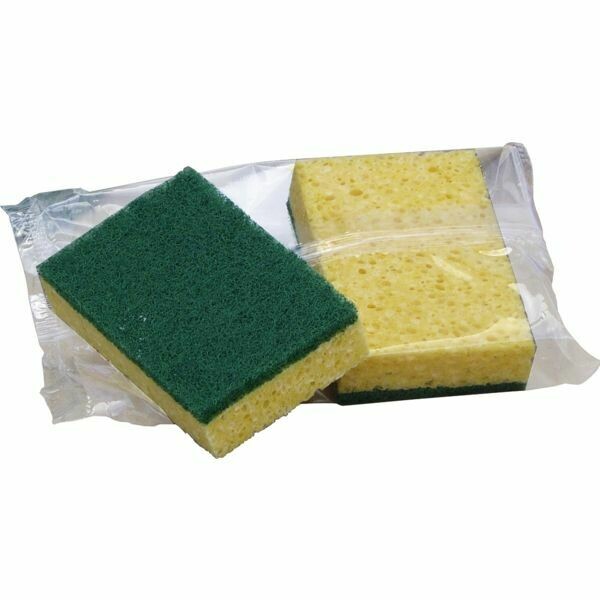 LOT DE 2 ÉPONGES AVEC TAMPON GRATTANT