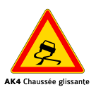 PANNEAU MISTRAL AK - CHAUSSÉE GLISSANTE