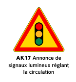 PANNEAU MISTRAL AK - FEU TRICOLORE À LEDS