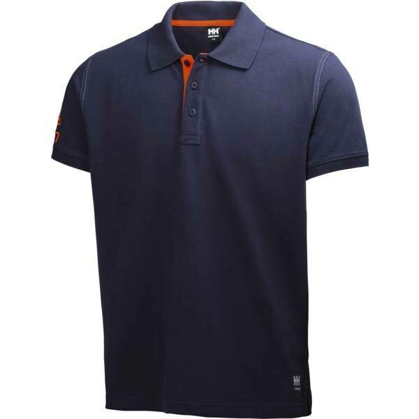 POLO OXFORD - BLEU MARINE