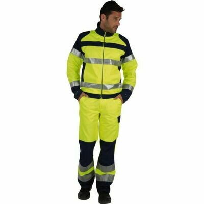 PANTALON HIVI FLUOCORP - JAUNE FLUO