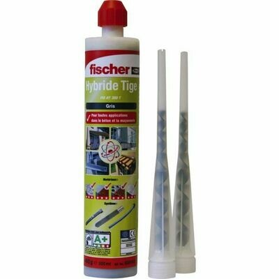 12 CARTOUCHES DE RÉSINE DE SCELLEMENT FIS HT - 300ML AVEC CAVALIER