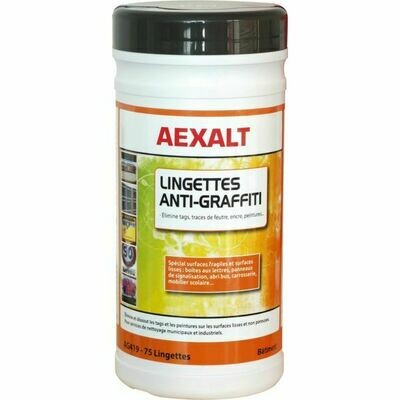BOÎTE DE 75 LINGETTES ANTI-GRAFFITI