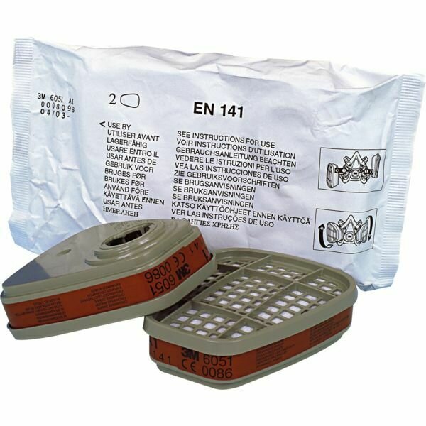 2 SACHETS DE FILTRES POUR MASQUES 6500 ET 6800 - CLASSE A1HGP3 R