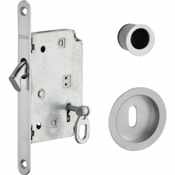 SERRURE À LARDER POUR PORTE À GALANDAGE - CYLINDRE 40MM