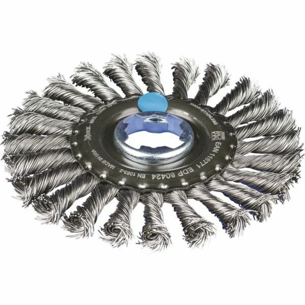 BROSSE PLATE TORSADÉE X-LOCK - INOX