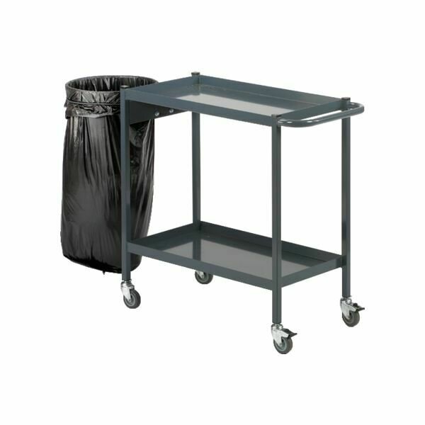 SERVANTE COLLECTEUR DE DÉCHETS - 3 PLATEAUX
