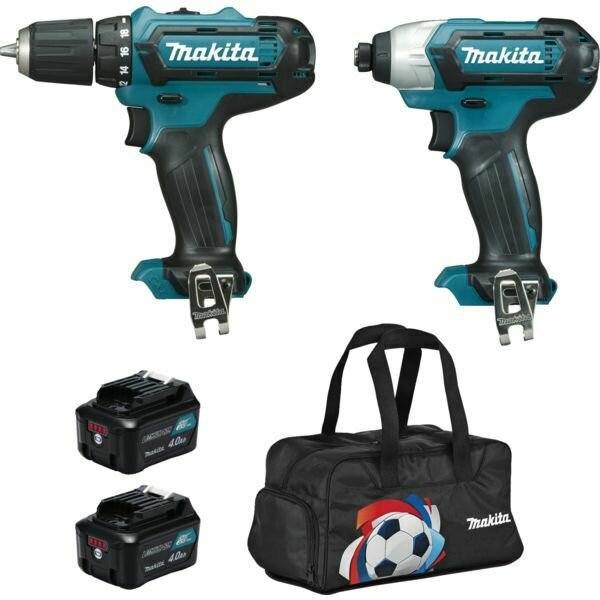 PACK PERCEUSE VISSEUSE DF331D ET VISSEUSE À CHOC TD110D
