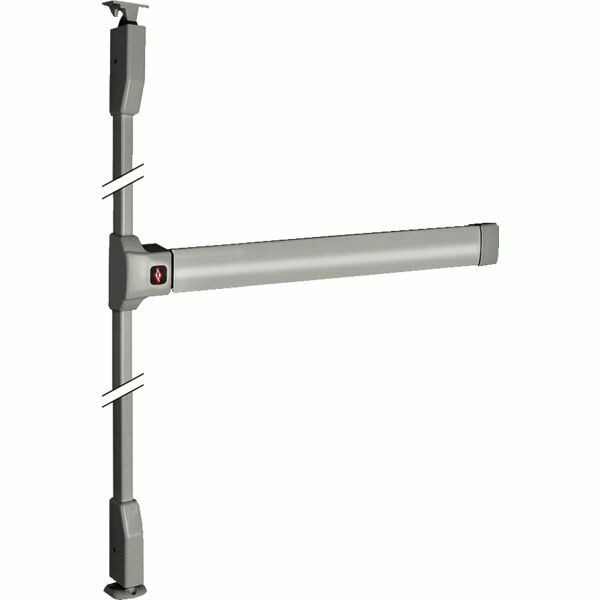 FERMETURE ANTIPANIQUE PUSH BAR 90+ - 2 POINTS HAUT ET BAS - NOIR