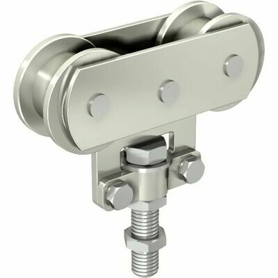 MONTURE SPORTUB 3530 - PAIRE DE FIXATIONS SUR CHANT, GALETS ACIER