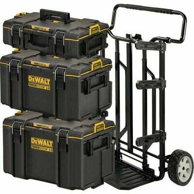 RANGEMENT MODULAIRE TOUGHSYSTEM 2.0 - CHARIOT DE TRANSPORT ET 3 COFFRETS