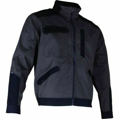 BLOUSON DE TRAVAIL GRAVEUR ET CARBURE - GRIS/NOIR