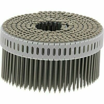 CLOUS EN ROULEAU BANDE PLASTIQUE INOX A2 - BOÎTE DE 9750 PIÈCES 50MM