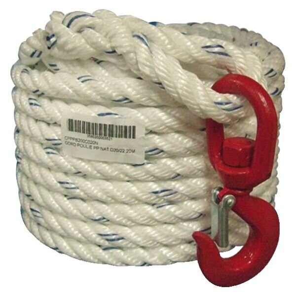CORDE À POULIE POLYPROPYLÈNE - 40 M