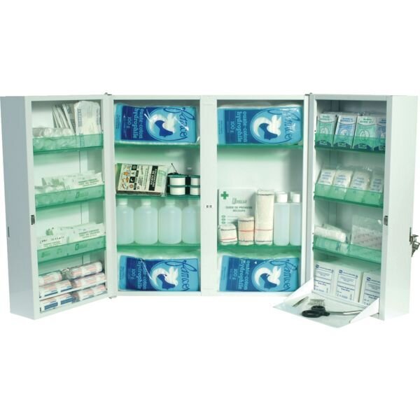 RECHARGE ARMOIRE PHARMACIE 2 PORTES GV20 ASEP KIT GV 20 POUR 20 - 30 PERSONNES