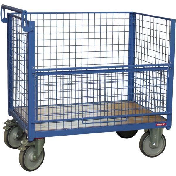 CHARIOT CONTENEUR GRILLAGÉ