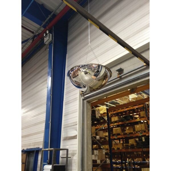 MIROIR DE SURVEILLANCE INTÉRIEUR - 1/2 DÔME 180°
